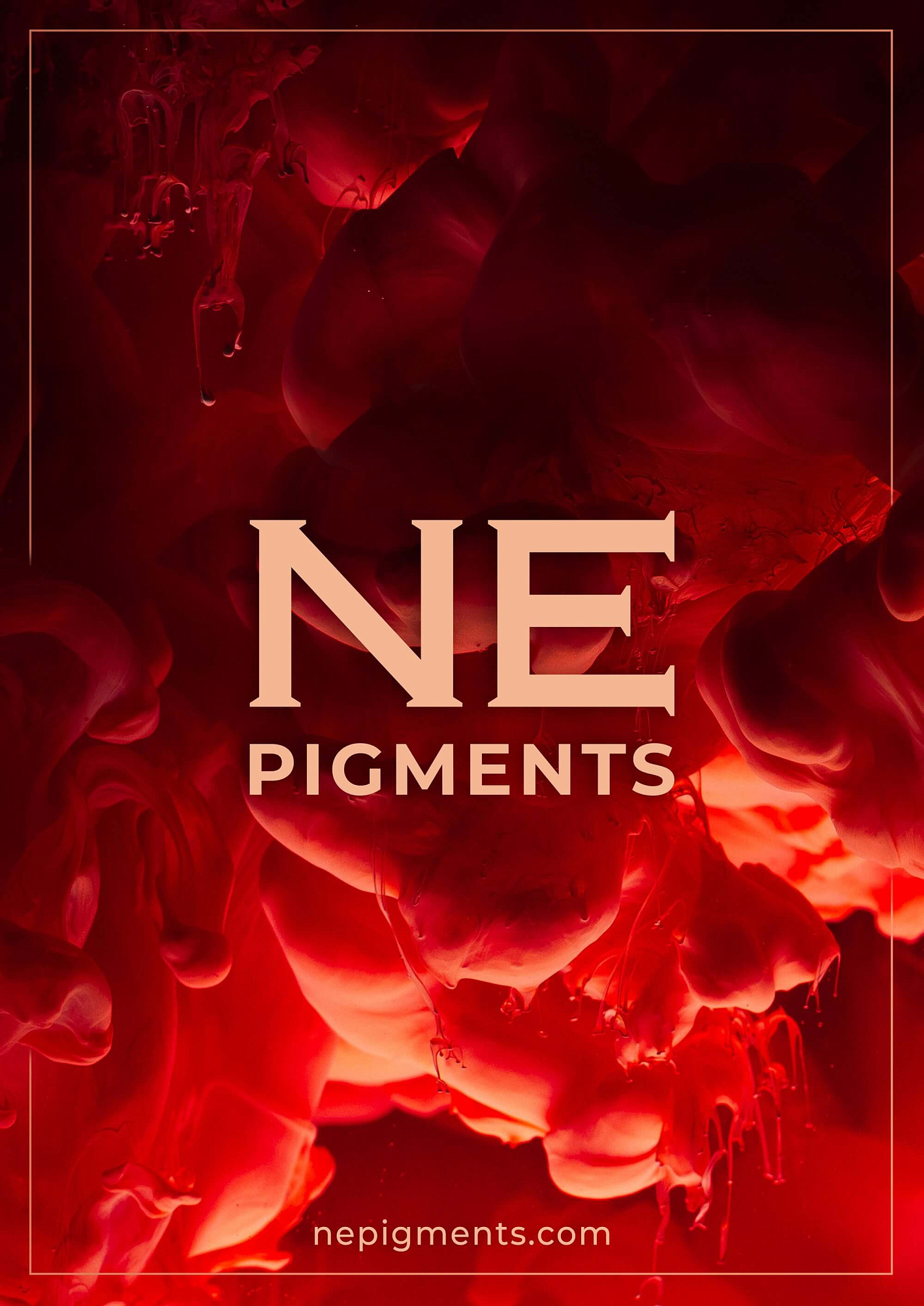 Плакат NE pigments Красный #NEP01