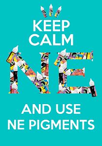 Плакат NE pigments Keep calm #NEP09