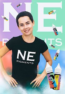 Плакат NE pigments с Еленой Нечаевой #NEP08